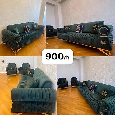 Ev üçün mebel: Divan kreslo dəsti satılır 900₼. açılır. ünvan Yasamal. 6018. Fatimə99 — 1