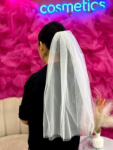 Свадебные аксессуары: Фата для невесты/девичника - Варианты цвета: насыщенно‑розовый и — 11