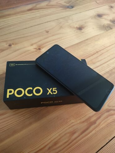 Poco: Poco X5 5G, Б/у, 256 ГБ, цвет - Черный, 1 SIM, 2 SIM, eSIM