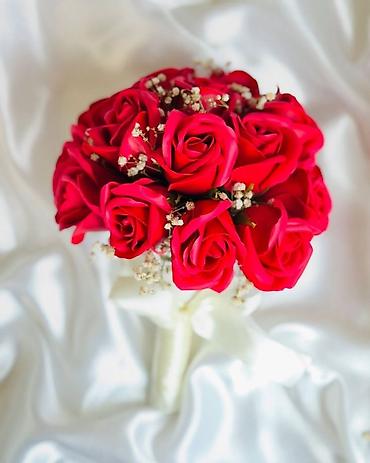 Ostali kućni dekor: Ručni buketi ruža – dekorativni i svečani aranžmani - Elegantni — 5