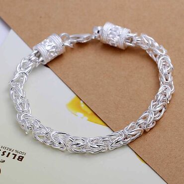 muške narukvice: Multi-layered bracelet, Material: Silver