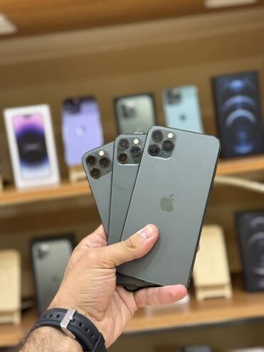 ipone şirvan: IPhone 11 Pro, Matte Midnight Green, Face ID