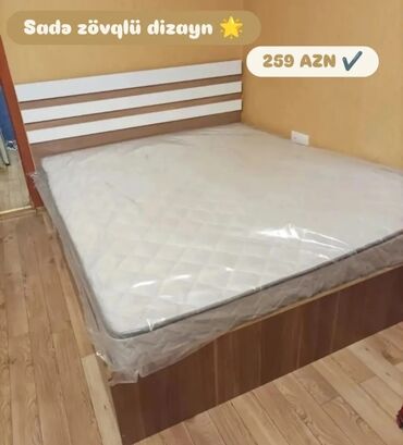 Çarpayılar: Yeni, İkinəfərlik çarpayı, Bazasız, Matras ilə, Siyirməsiz, Azərbaycan — 8