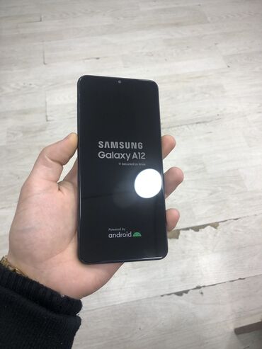 samsung t929 memoir: Samsung Galaxy A12, 64 GB, rəng - Qara, Barmaq izi