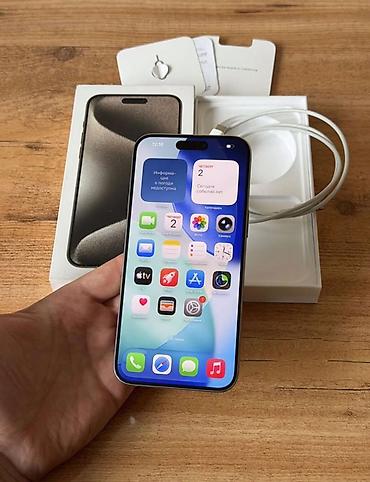 Apple iPhone: IPhone 15 Pro, 256 GB, Natural Titanium, Face ID — 3