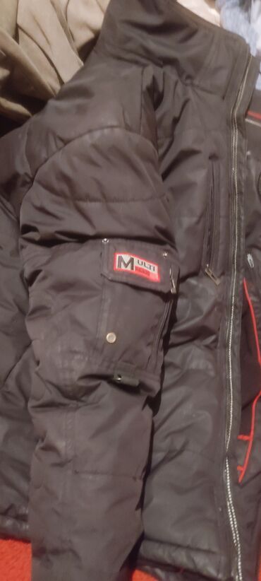 зимний куртка мужская: Куртка цвет - Черный