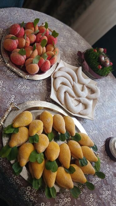 Un məmulatları: Ev şirniyyatları və tortlar - Şəkərbura: klassik naxışlı forma, incə — 6