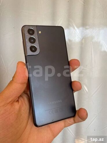 Samsung Galaxy S21 5G, 128 GB, rəng - Mavi, Barmaq izi, Face ID