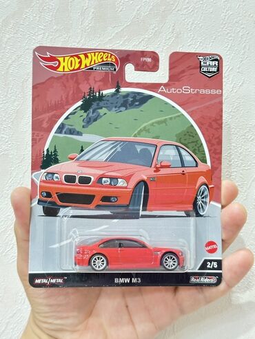 скупка масштабных моделей автомобилей: Hot Wheels Premium – Car Culture “AutoStrasse” seriyası Model: BMW M3