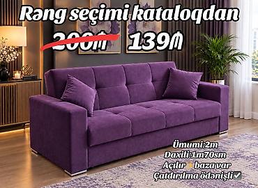Məhsul: Açılan mexanizmli, bazalı divan - Rəng seçimi kataloqdan -