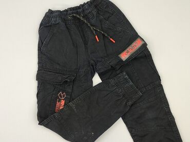 spodnie lniane: Material trousers, 10 years, 134/140, condition - Very good