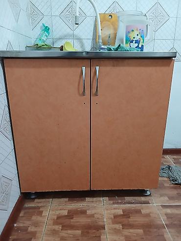 Тумбы и подставки: Кухонная тумба с мойкой - Комплектация: тумба с двумя распашными — 1