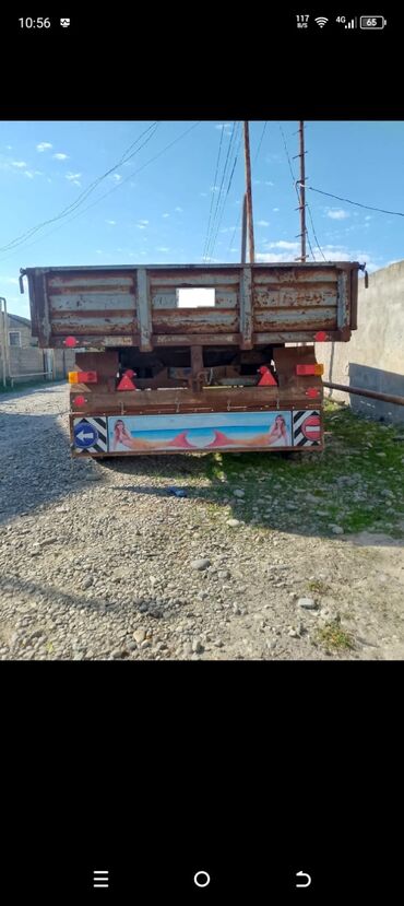 mersedes disk r15: Məhsul: İki oxlu traktor qoşqusu - Korpus: yüksək bortlu, metal panel