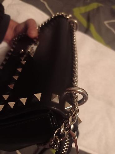Классические сумки: Сумка Valentino Garavani Rockstud, черная - Материал: гладкая черная — 5