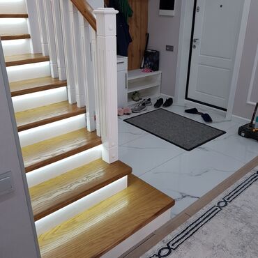 Обшивка лестниц: Изготовление лестниц на заказ город Ош — 11