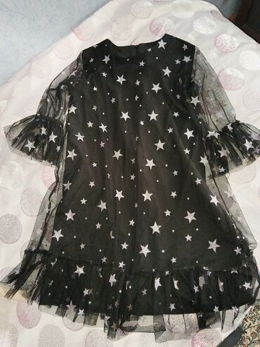 usag donu: Детское платье цвет - Черный
