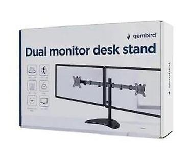 Druga oprema za računare i laptopove: Gembird stalak za dva monitora – desktop postolje - Tip: stojeći — 14