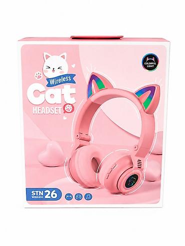 Məhsul: STN-26 Wireless Cat Headset - Simsiz qulaqlıq, pişik qulağı