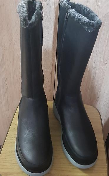 сапожки clarks: Сапоги, 37.5, Clarks, Новый, цвет - Черный, Самовывоз — 2