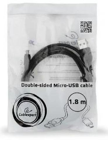 Kablovi za telefone: Dvosmerni Micro-USB kabl Cablexpert – 1,8 m - Konektor: Micro-USB sa — 9