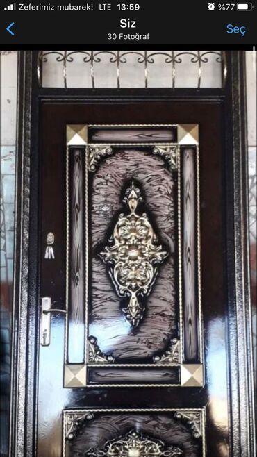 Giriş qapıları: Yeni Giriş qapısı Zamok və çərçivə ilə, Zəmanətli, Ödənişli quraşdırma, Ödənişli çatdırılma, Rayonlara çatdırılma, Ünvandan götürmə — 9