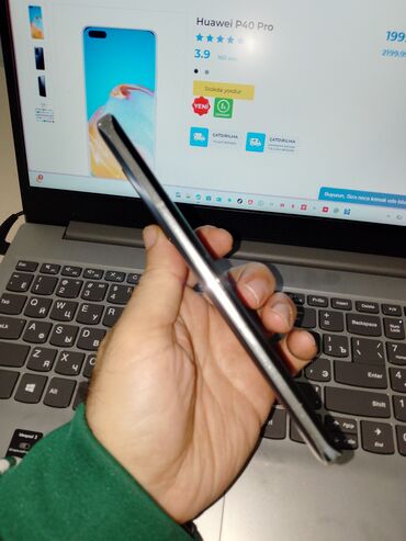 Huawei: Huawei P40 Pro, 256 GB, rəng - Boz, Sensor — 13