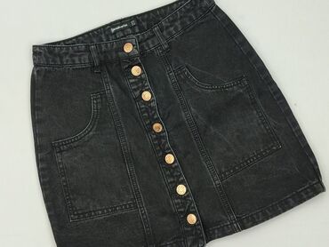 spódnice skórzane rozkloszowane midi: Stradivarius, Women`s skirt, size S (EU 36)