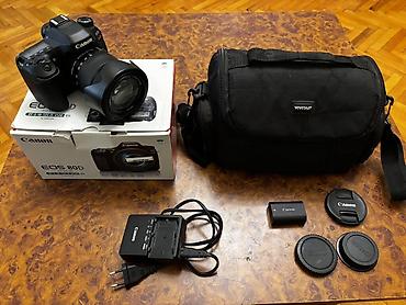 600d canon: Canon EOS 80D DSLR fotoaparat dəsti Komplekt: - Canon EOS 80D — 1