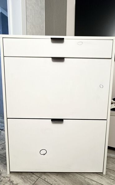 обувная шкаф: Тумба и подставка для обуви, Новый, Другой материал, Самовывоз, Платная доставка, цвет - Белый