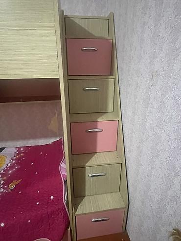 uşaq çarpayıları: Uşaq otağı üçün ikimərtəbəli modul çarpayı-dolab sistemi - Material — 3