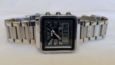 Ručni satovi: NEV hibridni ručni sat – analogno/digitalni - Kućište pravougaonog — 14