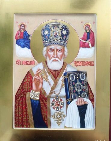 Картины: Икона писанная Св. Блаженная Матрона Московская Св. Ангел Хранитель — 8