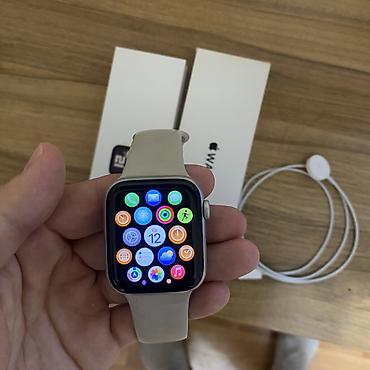 Акылдуу сааттар: Apple Watch SE 2 44 мм, цвет Starlight ⌚️ В отличном состоянии — 3