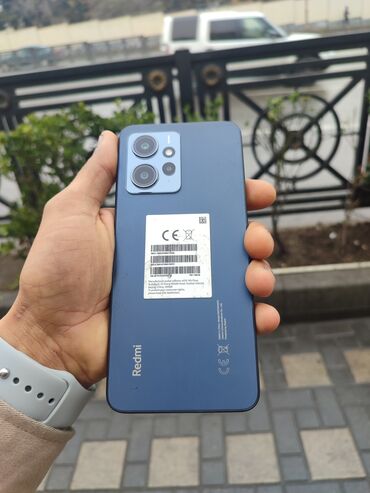 Xiaomi: Xiaomi Redmi Note 12, 128 GB, rəng - Boz, 
 Düyməli, Barmaq izi, Face ID