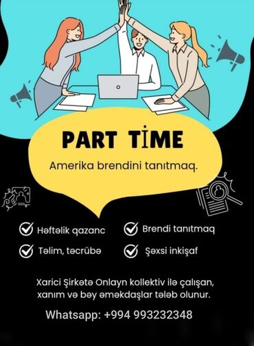 Marketinq, Reklam və PR: Amerika brendini tanıtmaq üçün xarici şirkətə onlayn kollektiv ilə