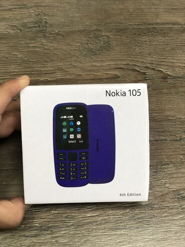 телефон fly 181: Nokia 105 4G, 4 GB, цвет - Черный, Гарантия, Кнопочный, Две SIM карты