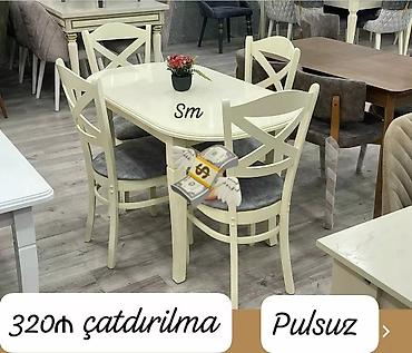 lalafo stol stul îkinci el: Masa və oturacaq dəstləri — 1