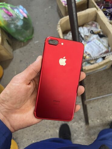 iphone 6 plus: IPhone 7 Plus, Б/у, 256 ГБ, Красный