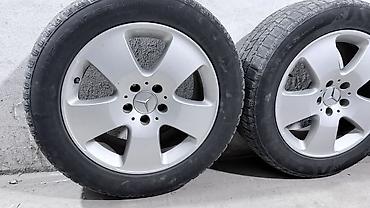 w140 диски: Колеса в сборе 235 / 55 / R 17, Зима, Б/у, Комплект, Внедорожные (АТ/МТ), Литые, отверстий - 5 — 2