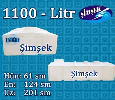 plastik çenler: Бак, Пластик, 1000 л. л, Новый, Самовывоз, Бесплатная доставка, Платная доставка