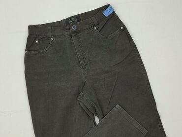Material trousers for women, size L (EU 40)