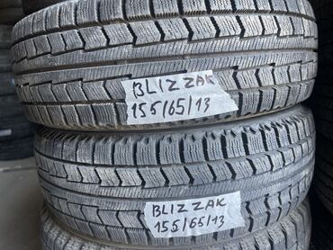 Шины: Шины 155 / 65 / R 13, Зима, Б/у, Пара, Легковые, Япония, Bridgestone