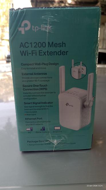 tp link wifi guclendirici: TP-Link RE305 AC1200 Mesh Wi‑Fi Extender - İki zolaqlı AC1200 sürət — 3