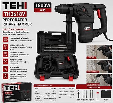 Perforatorlar: №: 11130 Məhsulun adı: Perforator TEH TH3618V Brend: TEH Kateqoriya — 1
