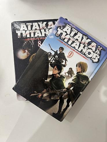 комикс: Манга «Атака титанов» (русское издание) 8 и 9 том манги «Атака — 6