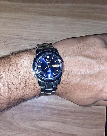 saat iphone: Seiko 5 avtomatik qol saatı - Model: Seiko 5, Ref. SNXS79J1 (Cal — 4