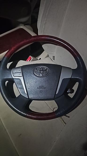 руль альфард: Руль ToyotaAlphatd20 с деревянными вставками и кожаной оплёткой - — 1