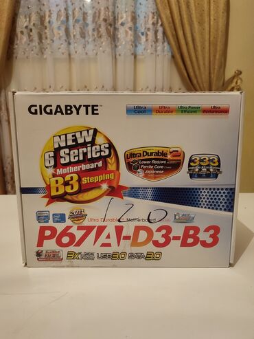 plata ddr3: Материнская плата Gigabyte p67a-d3-b, Б/у