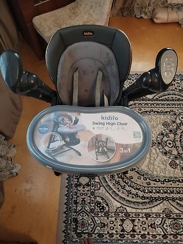 Yemək masaları, oturacaqları: Kidilo markalı bu yelləncəkli hündür oturacaq uşağınız üçün rahat və — 5