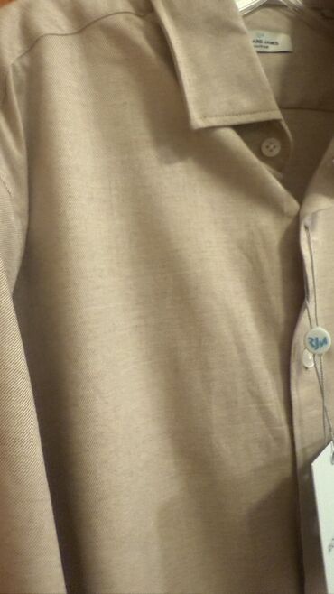 Košulje: Košulja Na duge rukave, XL, bоја - Bež, Pamuk — 9